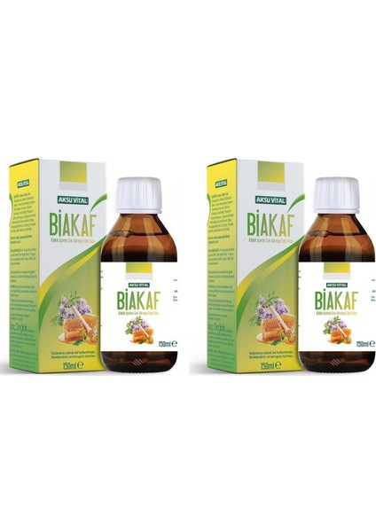 Biakaff Kekik Içeren Sıvı Takviye Edici Gıda 150 ml x 2 Adet