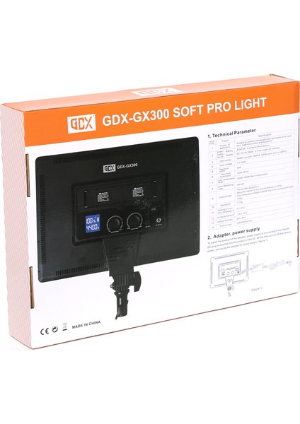 Pro LED GX-300 Soft Light Bataryalı LED Işık