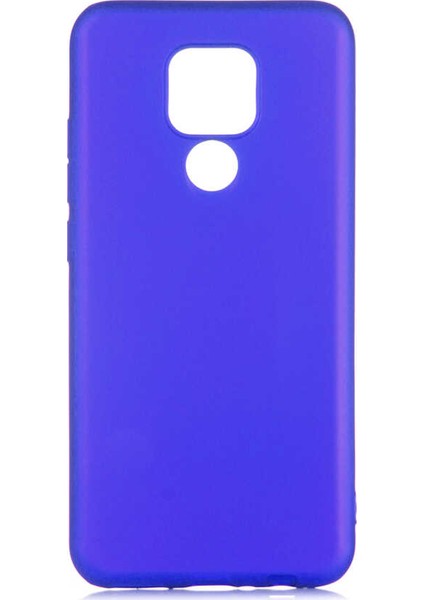 General Mobile 20 Kılıf Mat Premium Silikon Kılıf Saks Mavi