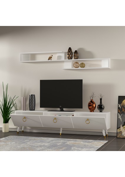 Dekormia Rose Gold Tv Ünitesi 150 cm modelleri