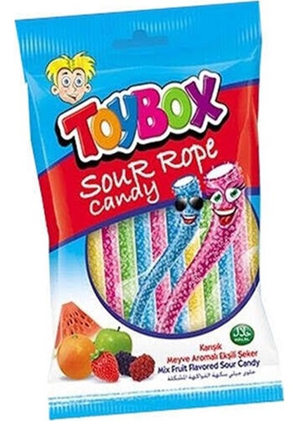Sour Belt Karışık Meyveli Şeker 80 gr