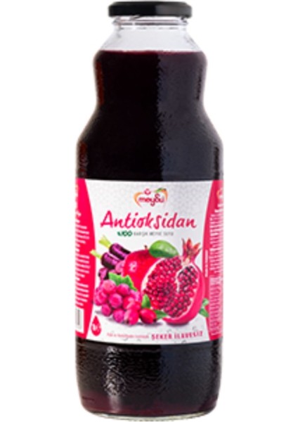 Meyve Suyu Antioksidan Cam Şişe 1 Lt