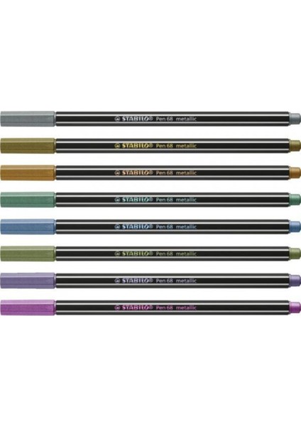 Keçeli Kalem Point Metalik 6'lı 6806/8-32