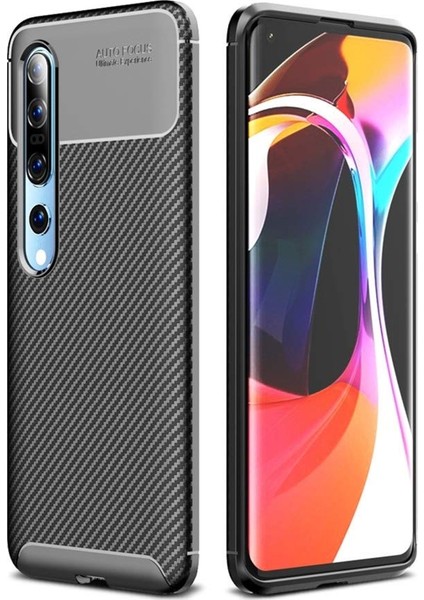 Xiaomi Mi 10 Kılıf Esnek Tpu Silikon Siyah