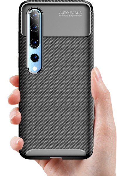 Xiaomi Mi 10 Kılıf Esnek Tpu Silikon Siyah