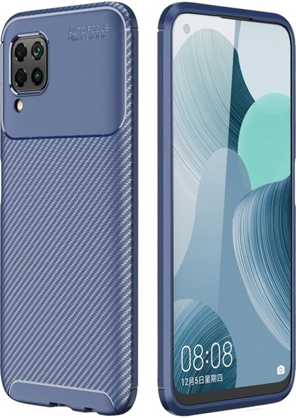 Huawei P40 Lite Kılıf Esnek Tpu Silikon Lacivert