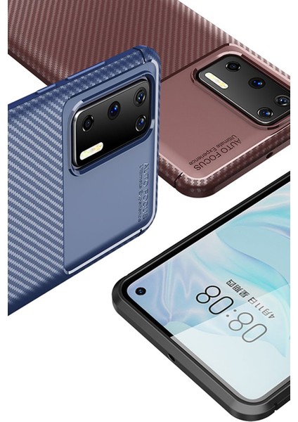 Huawei P40 Kılıf Esnek Tpu Silikon Siyah