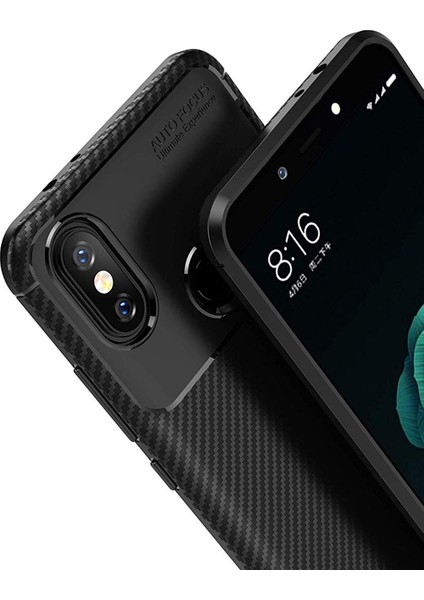Xiaomi Mi A2 Kılıf Esnek Tpu Silikon Siyah