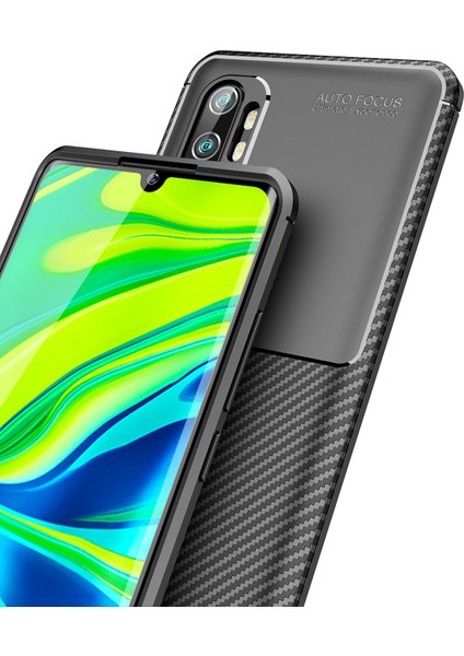 Xiaomi Mi Note 10 Kılıf Esnek Tpu Silikon Siyah