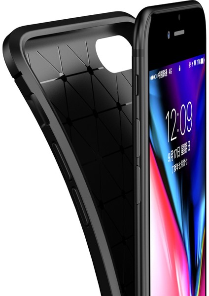 Apple iPhone 7 Kılıf Esnek Tpu Silikon Siyah fiyatları