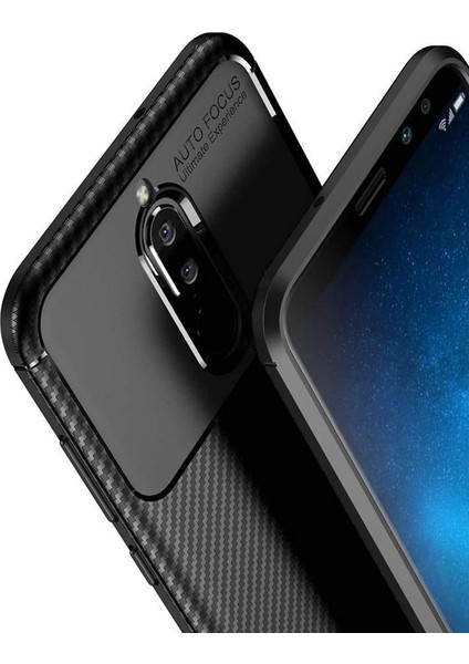 Huawei Mate 10 Lite Kılıf Esnek Tpu Silikon Siyah