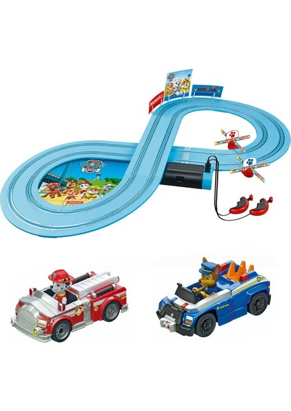 Nickelodeon Carrera First Paw Patrol Chase ve Marshall Yarış Pisti