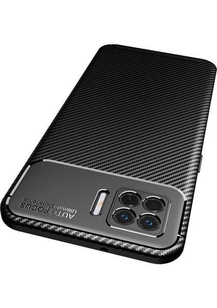 Oppo A73 Kılıf Esnek Tpu Silikon Siyah