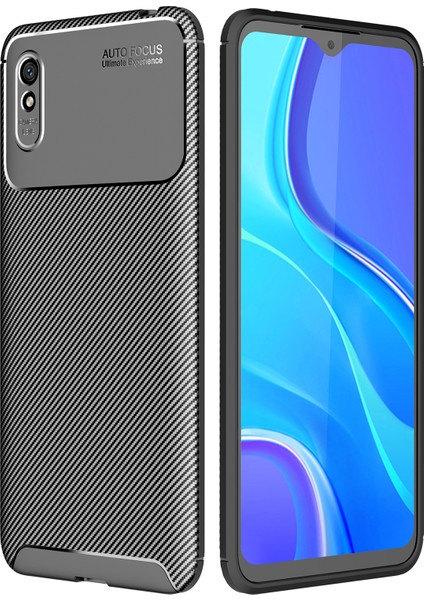 Xiaomi Redmi 9A Kılıf Esnek Tpu Silikon Siyah