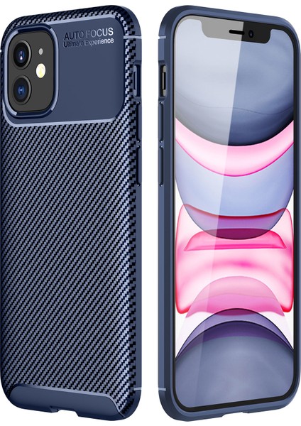 Apple iPhone 12 Mini Kılıf Esnek Tpu Silikon Lacivert