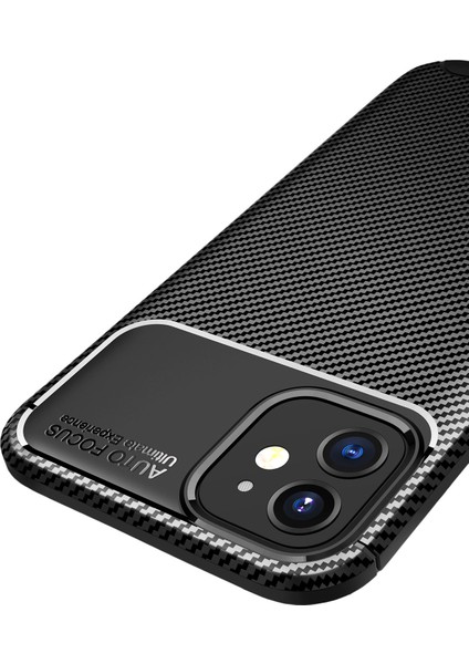 Apple iPhone 12 Mini Kılıf Esnek Tpu Silikon Siyah