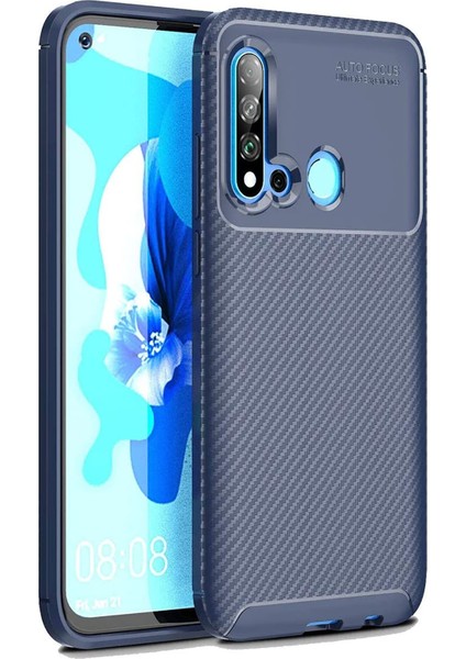 Huawei P20 Lite 2019 Kılıf Esnek Tpu Silikon Lacivert