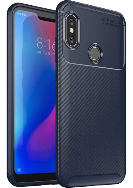 Xiaomi Mi A2 Lite Kılıf Esnek Tpu Silikon Lacivert