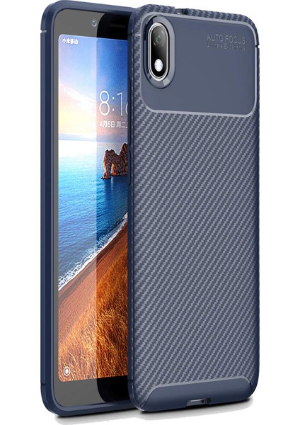 Xiaomi Redmi 7A Kılıf Esnek Tpu Silikon Lacivert