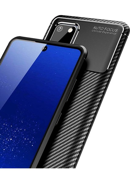 Samsung Galaxy Note 10 Lite Kılıf N772 Esnek Tpu Silikon Siyah