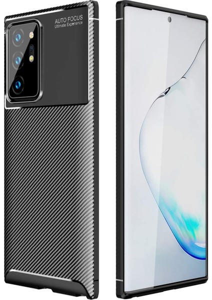 Samsung Galaxy Note 20 Ultra Kılıf N985 Esnek Tpu Silikon Siyah