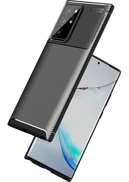 Samsung Galaxy Note 20 Ultra Kılıf N985 Esnek Tpu Silikon Siyah