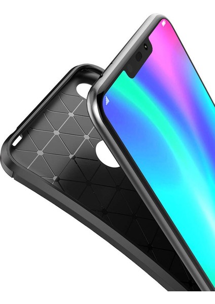 Honor 8c Kılıf Esnek Tpu Silikon Siyah