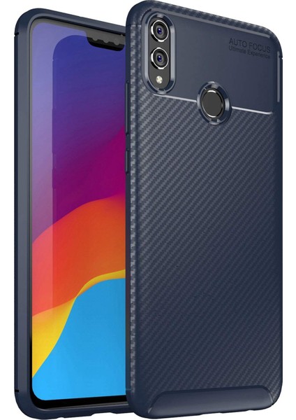 Honor 8x Kılıf Esnek Tpu Silikon Lacivert