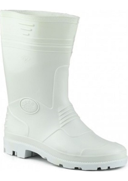 Pvc Beyaz Kısa Iş-Yağmur-Avcı-Balıkçı Çizmesi