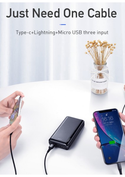 Blade 20000MAH Çift USB Taşınabilir Powerbank Beyaz MC-6850 fırsatları