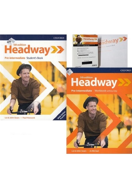 Headway 5th Edition Pre-Intermediate Student's Book With Online Practice + Workbook Without Key