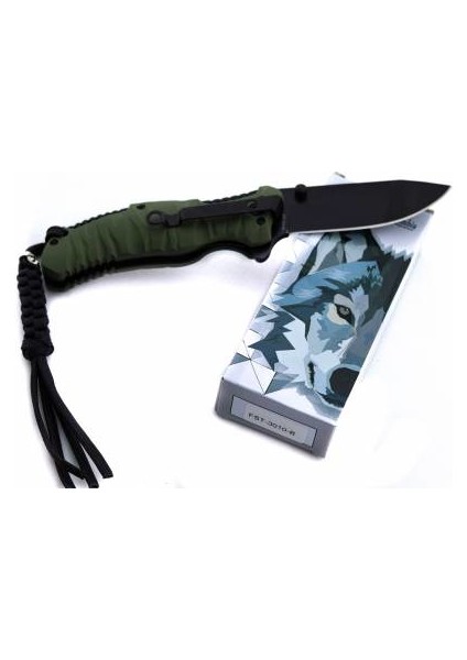 FST-3010-B Paslanmaz Çelik Çakı&bıçak + Kutusunda
