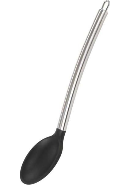 Silikon Kaşık Siyah 34 cm