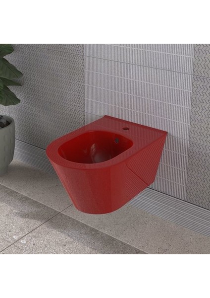 Avva 53 cm Rim Art Asma Bide Kırmızı