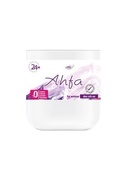 Doğal Içerikli Ahfa Deo Roll-On For Women 50 ml - Tüy Azaltma Etkili