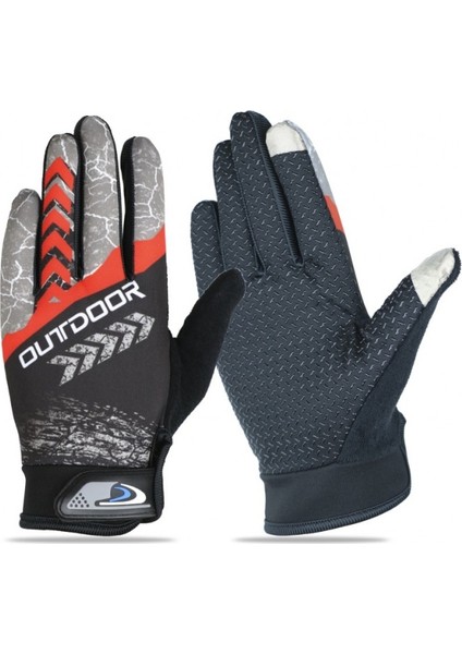 Hdf Xbyc HJ-1504 Uzun Parmak Bisiklet Eldiveni Parmak Dokunmatik