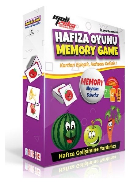 Meyveler – Sebzeler Serisi – Moli Hafıza Oyunu – Memory Game