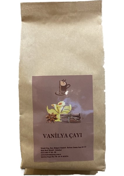 Kahve Deposu Special Vanilya Siyah Çay 250 Gr.