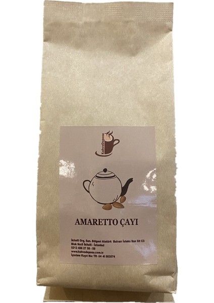 Kahve Deposu Special Amaretto Siyah Çay 250 Gr.