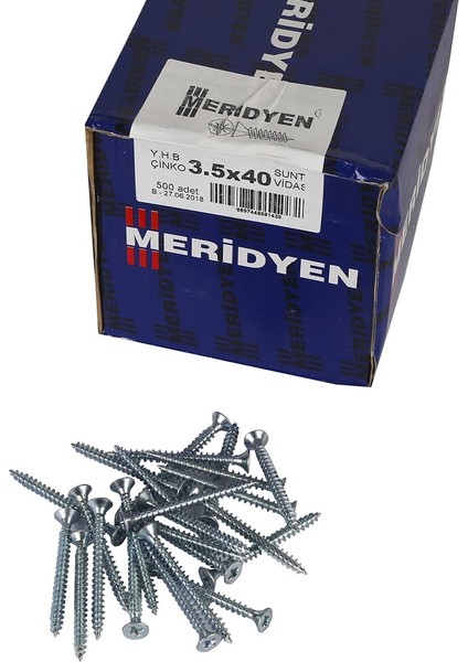 Sunta Vidası 3.5 x 40 mm 500 Adet