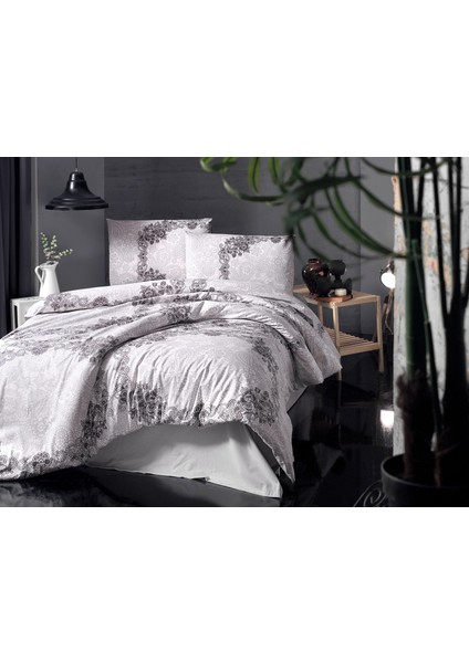 Creaforce Çift Kişilik Nevresim Takımı - Beoni Gri