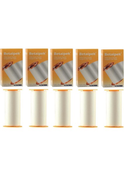 Betaipek B2510 Tıbbi Ipek Flaster 5m x 10cm 10 Adet