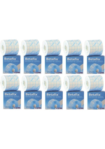 B5505 Esnek Sabitleme Bandı Fix Flaster 5m x 5cm 10 Adet