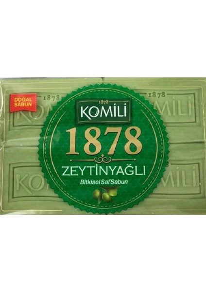 1878 Zeytinyağlı Bitkisel Saf Sabun 150 gr x 4