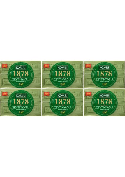 1878 Zeytinyağlı Bitkisel Saf Sabun 150 gr x 24