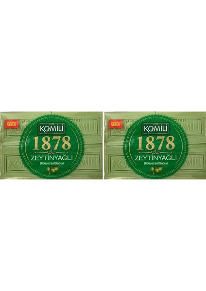 1878 Zeytinyağlı Bitkisel Saf Sabun 150 gr x 8