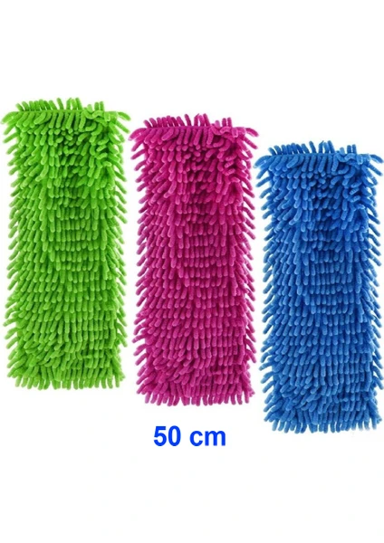 Makarna Mıkrofıber Dıkdortgen Mop 50 cm