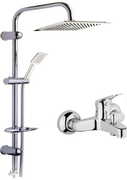 Banyo Duş Bataryası Krom Duş Seti Takımı