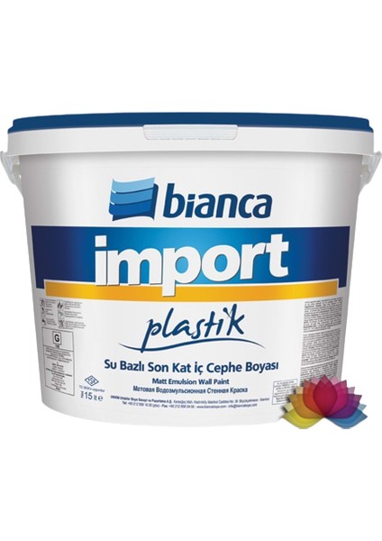 Import Plastik - 0800 / Siyah Iç Cephe Boyası 0,75 lt