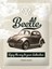 Vw Retro Beetle Kabartmalı Metal Duvar Panosu 1